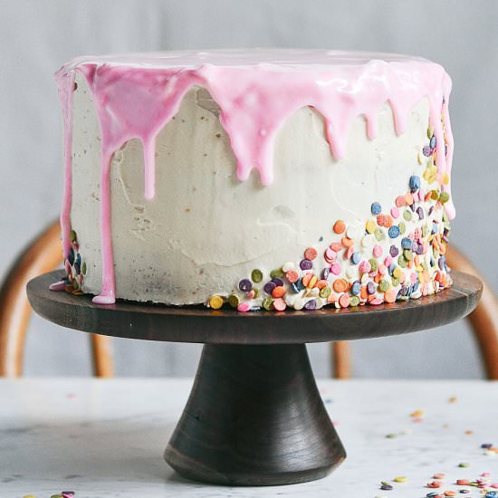 Dye Free Paleo Funfetti Cake