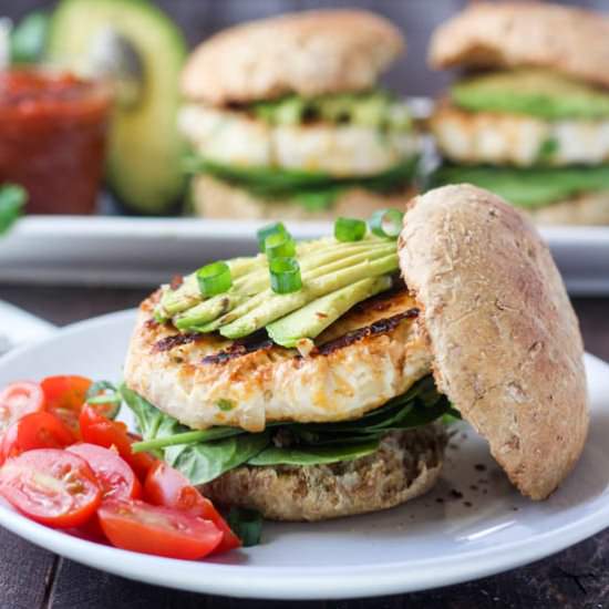 Jalapeno & Cheddar Turkey Burgers