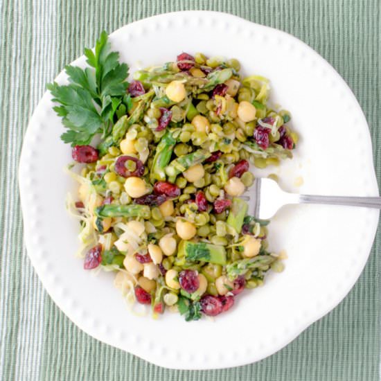 Healthy Spring Salad with Garbanzo