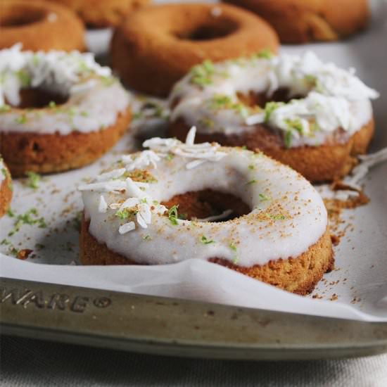 Paleo Coconut Lime Donuts