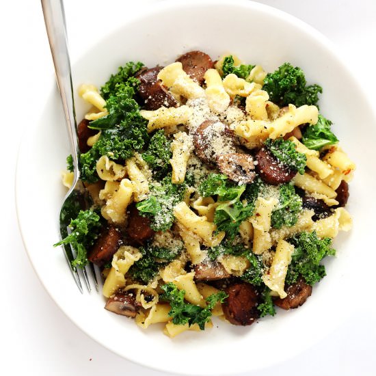 Pasta with Italian Sausage & Kale