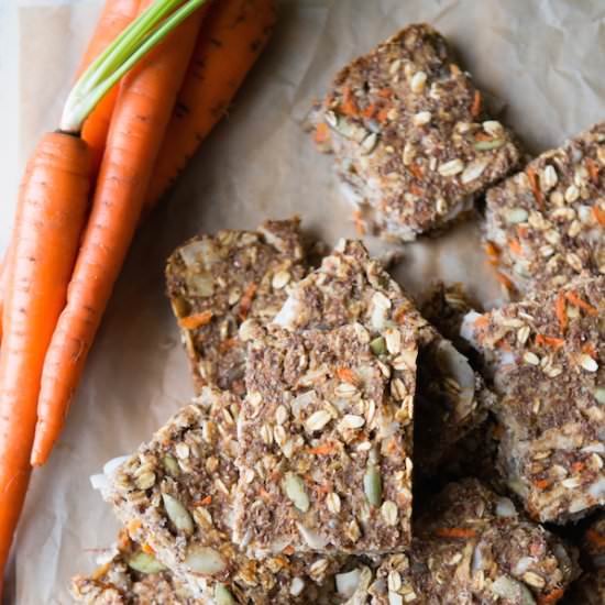 Carrot Cake Warrior Bars