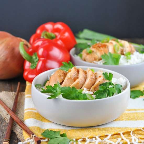 Dump and Bake Chicken Teriyaki