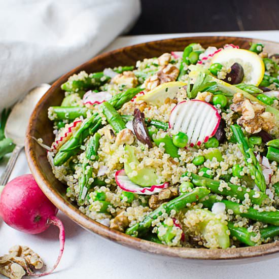 Spring Asparagus Quinoa Salad