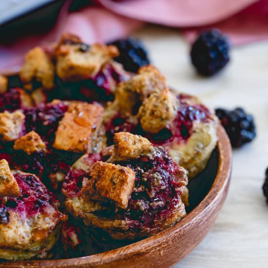 Blackberry French Toast Bites