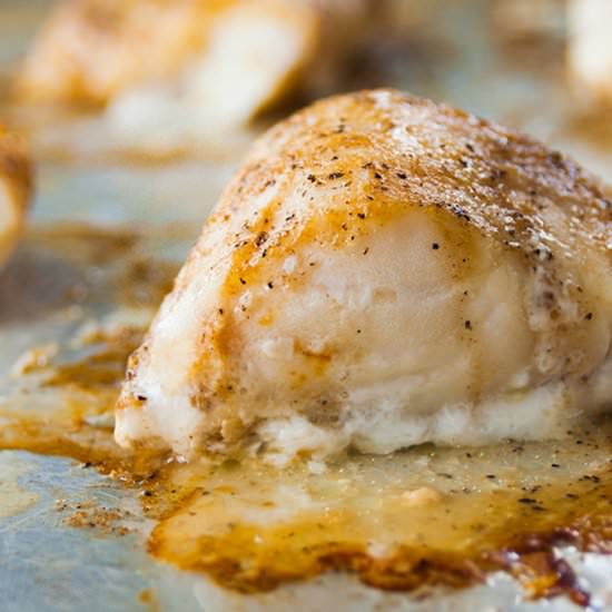 Baked Cod with Coffee Butter