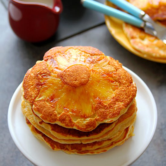 PINEAPPLE UPSIDE-DOWN PANCAKES