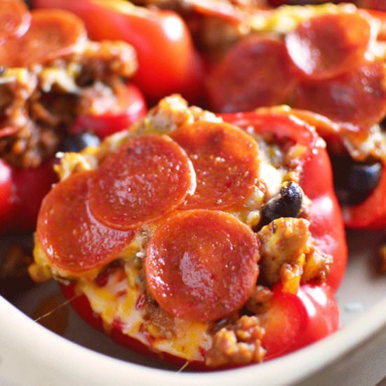 Pizza Stuffed Peppers
