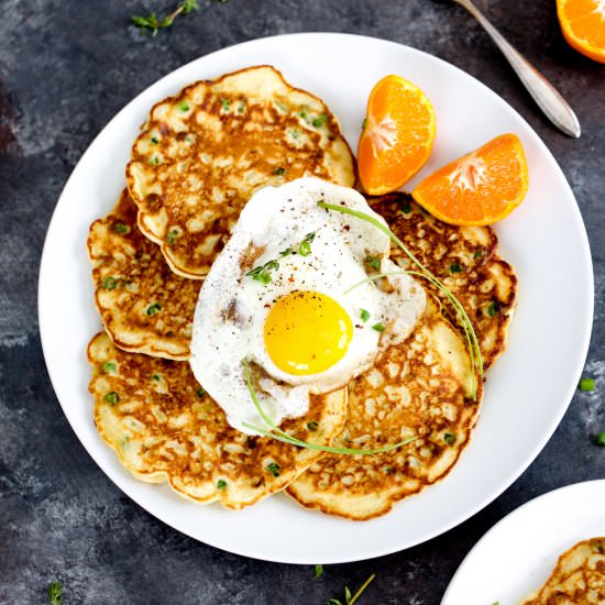 Savory Potato Pea Pancakes