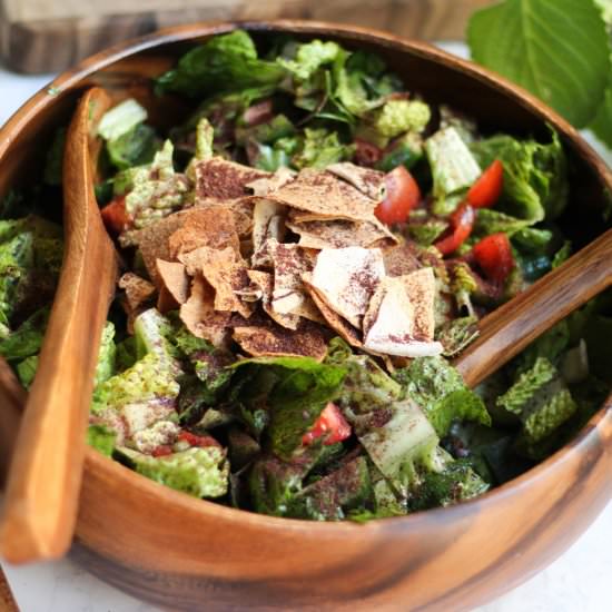Sumac and Pita Fattoush Salad