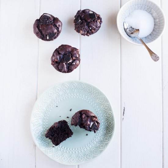 Oreo Chocolate Muffins