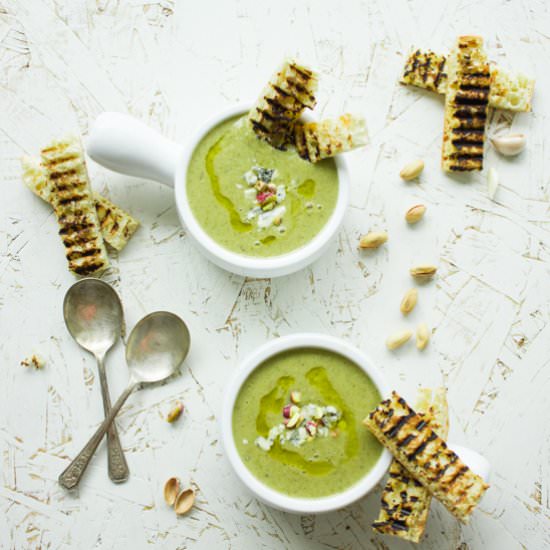 Broccoli Blue Cheese Soup