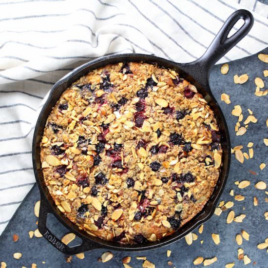 Triple Berry Blender Cake