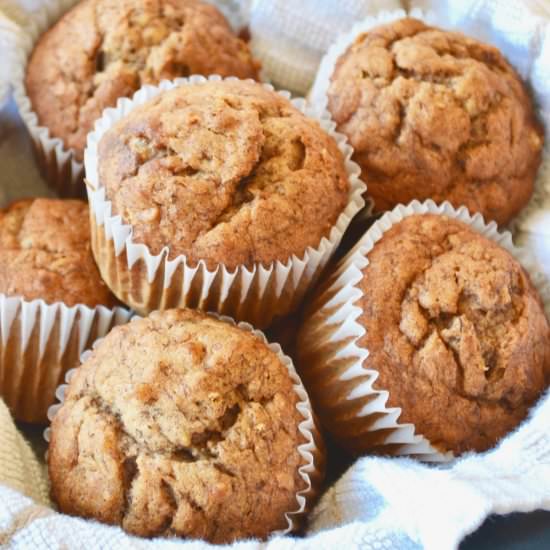 Banana Walnut Orange Blossom Muffin