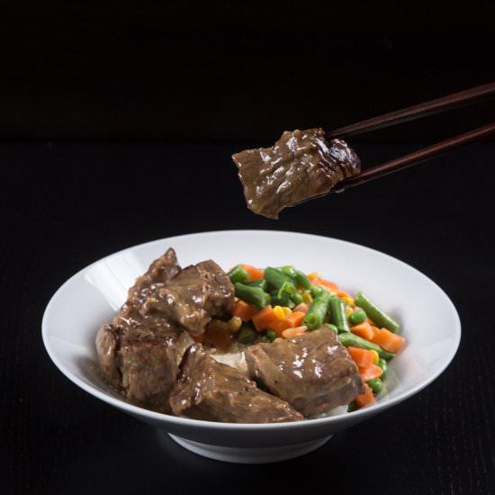 Instant Pot Hong Kong Garlic Beef Bowl