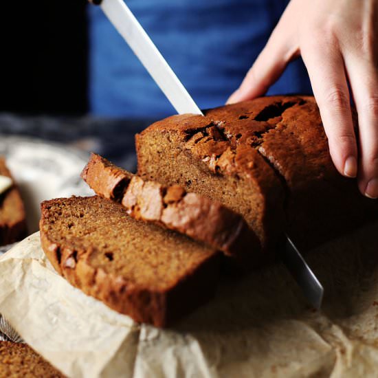 Browned Butter Maple Banana Bread