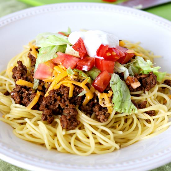 Taco Spaghetti