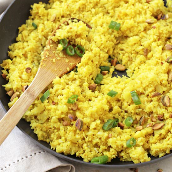 Turmeric Cauliflower Rice