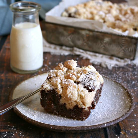 Chocolate Crumb Snack Cake