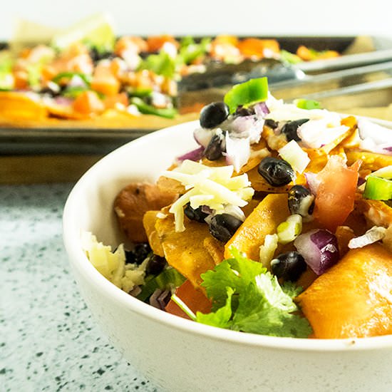 Loaded Sheet Pan Sweet Potato Nacho