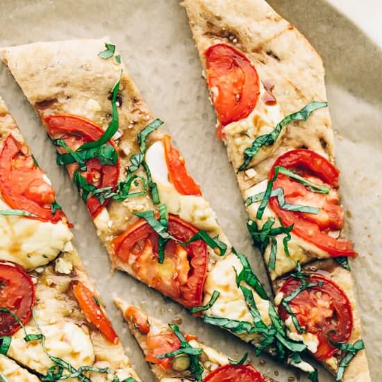 Vegan Caprese Pizza