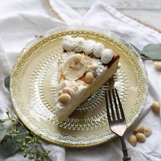 White Chocolate Banana Cheesecake