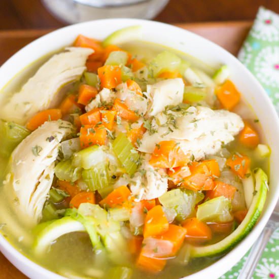 Chicken Zoodle Soup