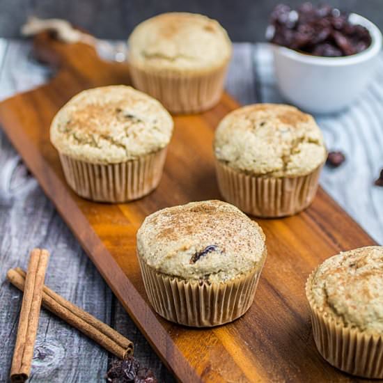 Gluten Free Cherry Muffins