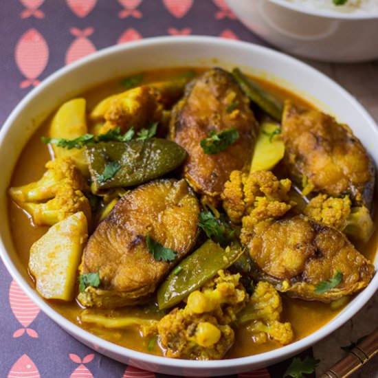 Indian Salmon Fish Curry