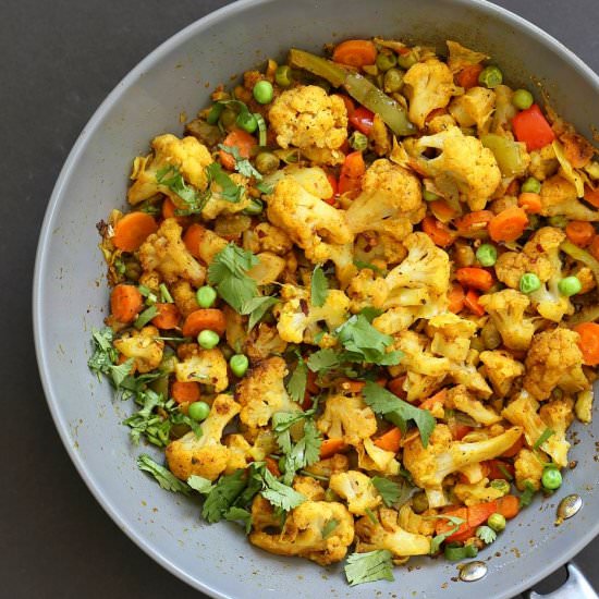 8 Spice Veggie Stir Fry