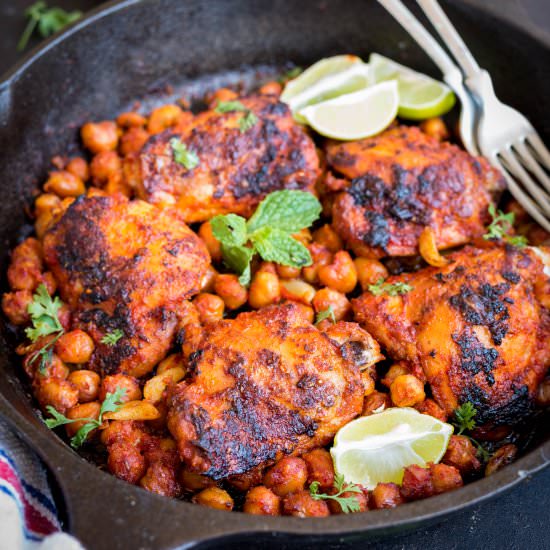 Roasted Harissa Chicken