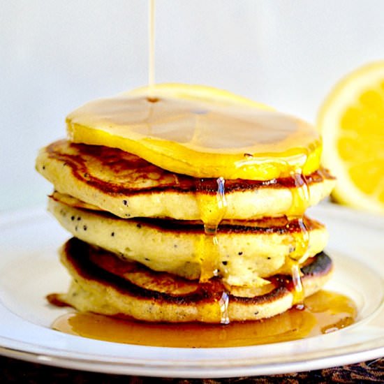 Lemon Poppy Seed Pancakes
