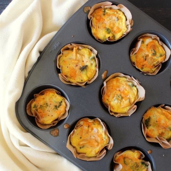 Buffalo Chicken & Broccoli Egg Cups