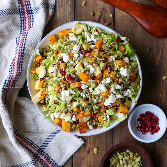 Shaved Brussels Sprouts Salad