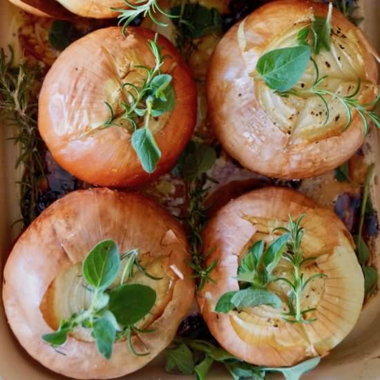 Vermouth Whole Roasted Onions