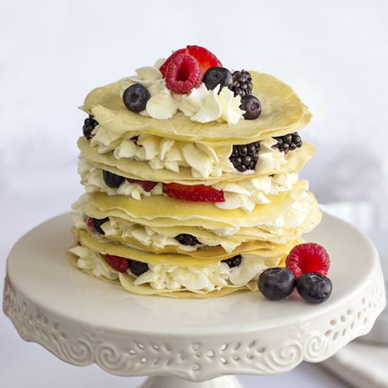 Berry Crepe Cake