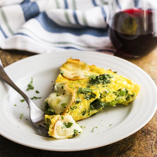 Smoked Mozzarella Frittata