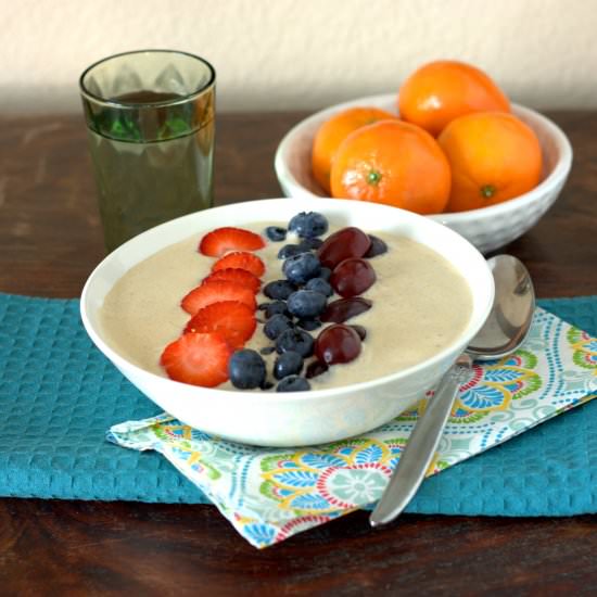 Lowfat Peanut Butter Smoothie Bowl