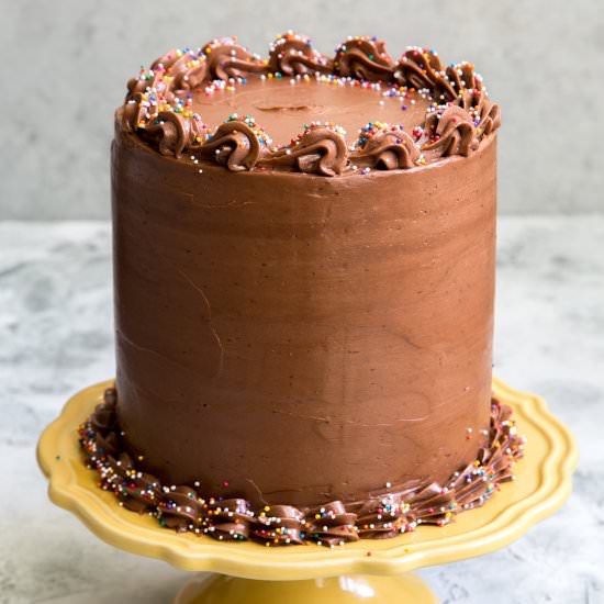 Chocolate Yellow Cake