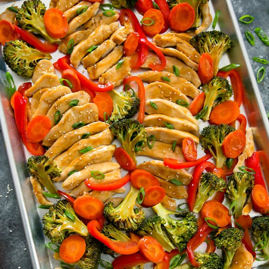 Sheet Pan Teriyaki Chicken