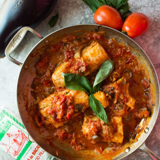 Baccala alla Eggplant