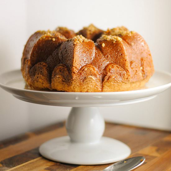 Super easy rum cake