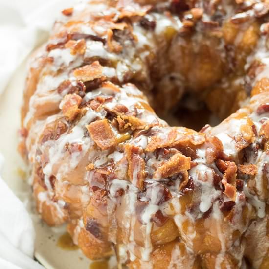 Sweet Cream Bacon Monkey Bread