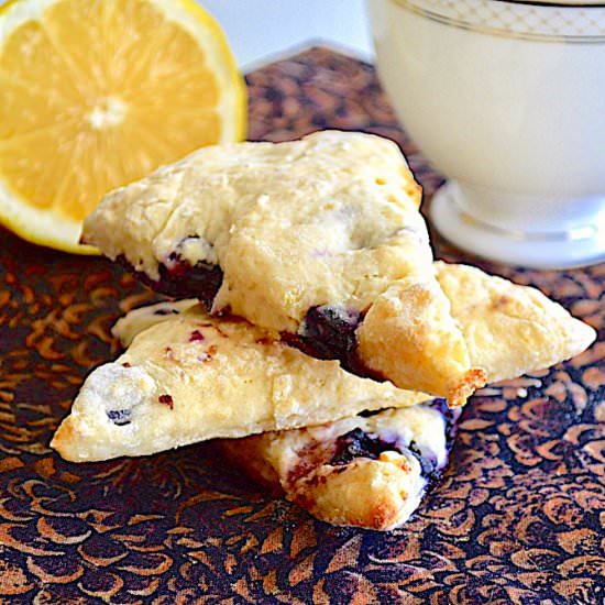 Lemon Blueberry Scones