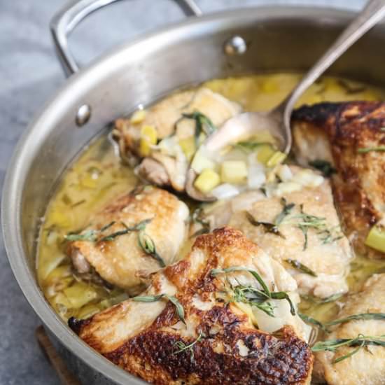 Ginger-Coconut Braised Chicken