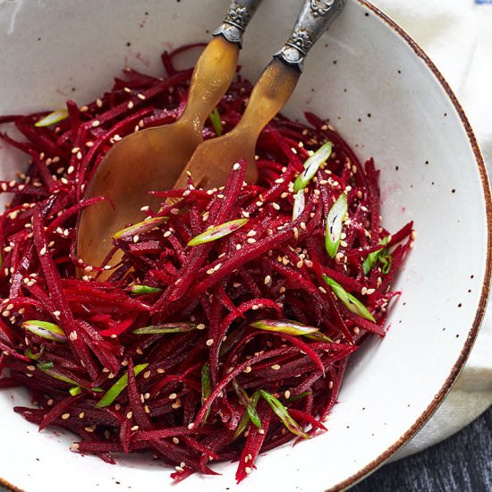 Simple Sesame Beet Salad
