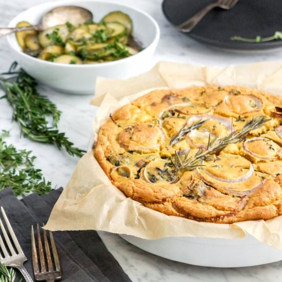 Savory Cauliflower Cake
