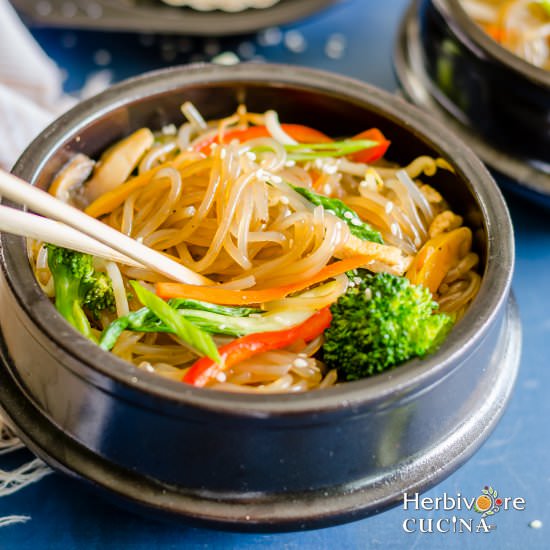 Japchae | Korean Stir-Fry Noodles