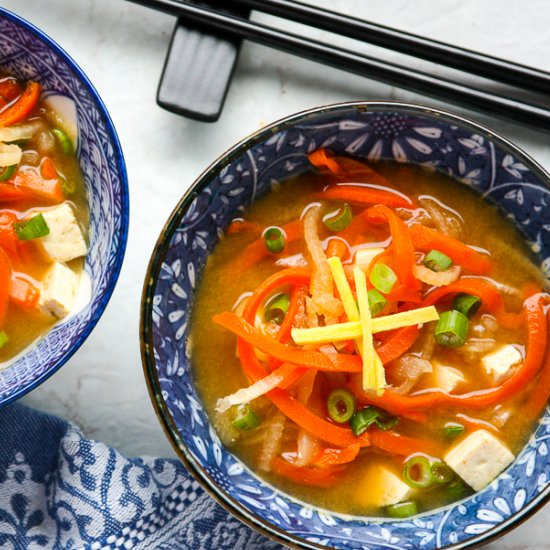 Vegetable Miso Soup