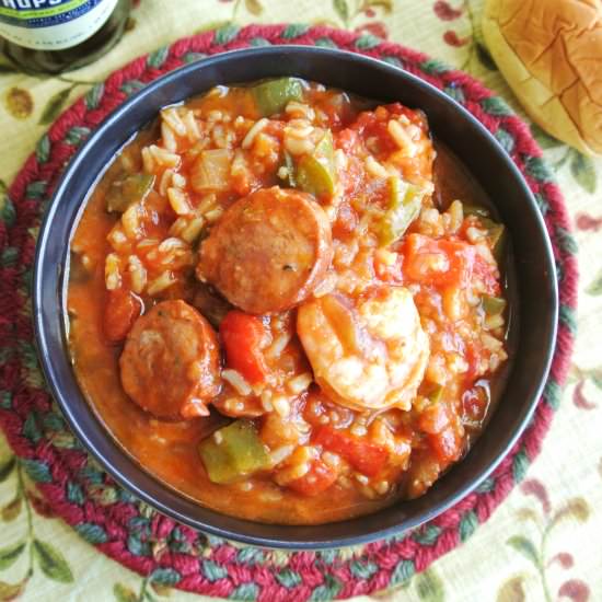 Jambalaya with Shrimp and Andouille